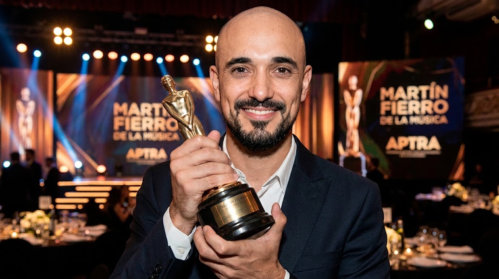 Abel Pintos brilló en los Martín Fierro de la Música